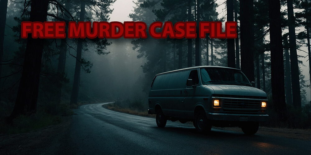 A van on a dark road for a hunt a killer unsolved game file game